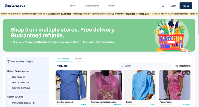 BizConnect24 - Web Design project screenshot